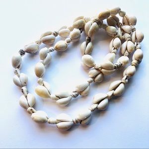 Puka Shell Beaded Necklace Stand Bracelet Beach